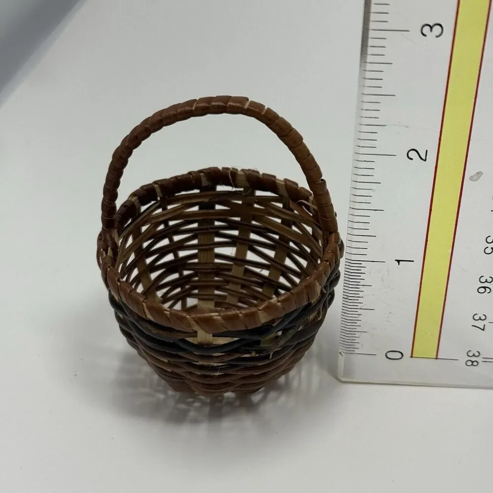 Set of 20 Mini Rattan Baskets | Handmade Woven Boho Decor - Picture 11 of 11